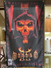 Diablo II 5ft Flag PC 2000 Blizzard Banner Poster 2 RTS picture