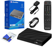 vSeeBox V6 Max Android 14 TV Box Upgraded 8K HDR 4GB 64GB WiFi6 Bluetooth 5.0 picture