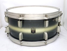 Leedy 1940s Broadway Standard Maple Shell 14x6.5 Blue & Silver Duco Used picture
