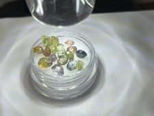 Natural Montana Sapphire Rough 10.00ct Multi-Color Gemologist Verified picture