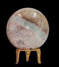 80mm Natural Fancy Jasper Sphere Polished Gemstone Crystal Ball Decor Collector picture