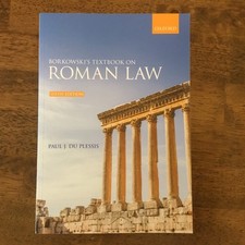 Borkowski's Textbook on Roman Law by Paul J. du Plessis (2020, Trade Paperback) picture