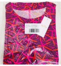 NWT LILLY PULITZER Steffie-Medium Pink Pullover Puff Sleeves Cotton Dress picture