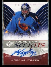 2008-09 Upper Deck Trilogy #YS-KL Kari Lehtonen Young Star Scripts picture