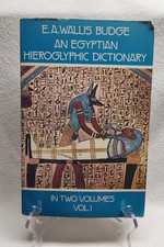 An Egyptian Hieroglyphic Dictionary Vol 1 picture
