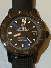 New Zodiac Super Sea Wolf Diver Ceramic, COSC,Chronometer, ZO9595, Orig. Box/Tag picture
