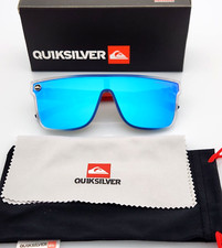 Quiksilver SciFi Shield Sunglasses USA Red White Blue Frame Blue Mirror NIB picture