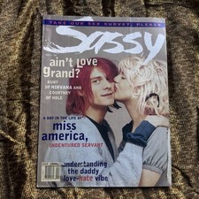 Vintage Rare Sassy Magazine April 1992 Courtney Love Kurt Cobain Nirvana Hole picture