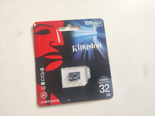 Kingston Canvas Select Plus 32GB MicroSD Card SDCS2/32GB 100MB/s New Sealed picture