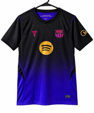 Nike FC Barcelona Pedri #8 Soccer Jersey Men Size M Black Purple Gold picture
