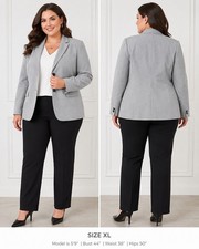 SPANX Women’s Tailored Blazer | Light Gray | Size XL New With Tags picture
