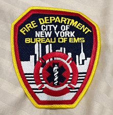FDNY Fire Department City of New York Bureau of EMS Patch - 2000 picture