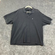 Vintage Stussy Polo Shirt Men's Black Cotton Short Sleeve Golf Classic - XL picture