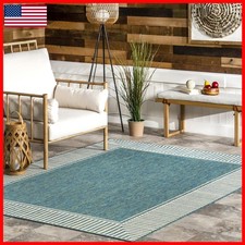 Nuloom Asha Teal/Ivory, 6'7