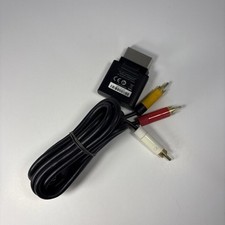 Genuine Official OEM Microsoft XBOX 360 Composite AV Cable X821376-001 Tested picture