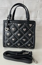 Brighton Brave Heart Remi Black Small Tote Crossbody ~ NWT 🖤🤍🖤 picture
