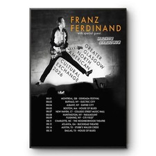 Franz Ferdinand World Tour 2026 Poster Sunday Mourners Concert Art Print 24X36 picture