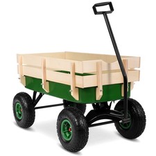 Heavy Duty Steel Wooden Side Support Cargo Wagon with 10
