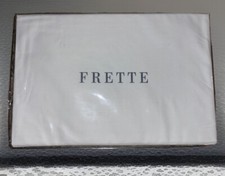 $220 Frette Hotel Classic Percale Fitted Sheet Queen White Cotton NEW WITH TAGS picture