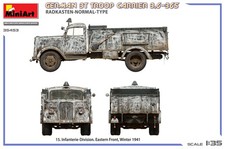 MiniArt 1/35 German 3T Troop Carrier 3,6-36S Radkasten-Normal-Type picture