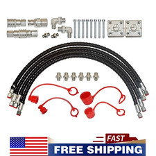 2pcs 3-Way Hydraulic Diverter Valve Kit Compatible with 1-2 Ton Mini Excavators picture