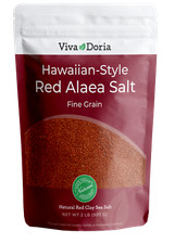 Viva Doria Hawaiian Red Alaea Pacific Sea Salt, Fine Grain, 2 lb picture