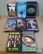 VHS 80s Hair Bands Mixed Lot of 8 picture