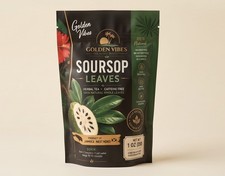 Caribbean Soursop Leaves 1oz Whole Dried Annona Muricata for Herbal Tea picture