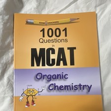 Examkrackers MCAT Organic Chemistry 1001 Questions Study Guide Book English picture