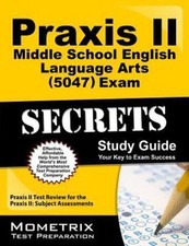 Praxis II Middle School English - Paperback, by Praxis II Exam - Very Good picture
