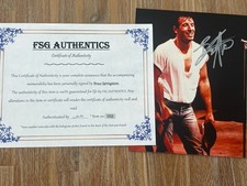 Bruce Springsteen autographed 8x10 photo, signed, authentic, COA picture
