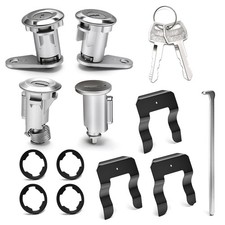 Ignition/Door/Trunk Lock Set Compatible with Ford Mustang 1967 1968 1969 Repl... picture