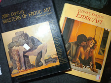 Vintage Erotic Art Book Lot 1980 & 1984 Hardcovers Bradley Smith Richard Bentley picture