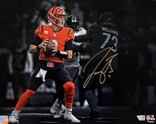 Joe Burrow Cincinnati Bengals Signed Authentic Spotlight 16x20 Photo Fanatics picture