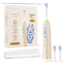 SOOCAS NEOS II Ultra T04 3-in-1 Toothbrush Water Flosser Open Box Gold picture