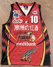 Vintage Andrew Gaze Autographed  Melbourne Tigers Jersey Size L picture