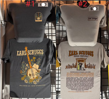 Earl Scruggs Music Festival Shirt Banjo Lineup Bluegrass Country 2026 Reprint picture