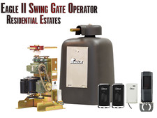 Swing Gate Opener Motor for Homes Eagle ll Residential Operator Small Gates NEW picture