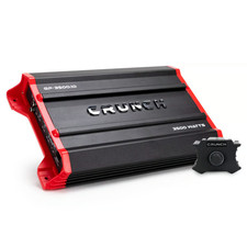 Crunch GP-3500.1D 3500W Monoblock Class D Car Amplifier Bass Remote picture