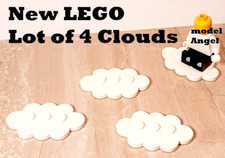 New LEGO Cloud Set Sky Weather Figure Stand Angel 3 studs on top Fluffy Clouds picture