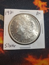 1921 Morgan Silver Dollar Coin $1 - AU picture