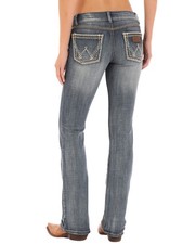 Wrangler Women's Retro Women'S Sadie Embroidered Pocket Low Rise Bootcut - picture