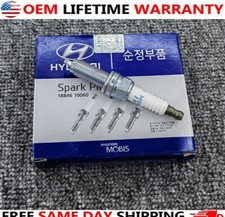4PCS Iridium 18846-10060 SILZKR6B10E Spark Plugs For Hyundai ACCENT KIA RIO SOUL picture