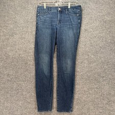 Athleta Jeans Women 4 Blue Sculptek Skinny Stretch Denim Casual Comfort Slim Fit picture