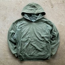 Vintage green arborwear double thick snap-neck heavyweight hoodie picture