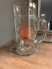 Vntg Western Kentucky University Glass Beer Mug/Stein WKU Hilltoppers Clear picture