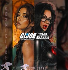 Gi Joe Real American Hero Tomb Raider #1 Poulat Nycc Variant Presale 10/25☆ picture