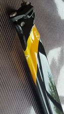 PINARELLO Carbon Aero Seatpost  (BLACK/GOLD) Zero Setback 23mm x 60mm (NEW) picture