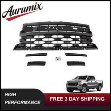 Black Front Grille for 2022-2025 Chevrolet Silverado 1500 Z71 #85573521 picture