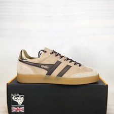 Size 7.5 - Gola Viper EV II - Bone / Dark Brown / Gold / Gum - Womens - CLB813 picture